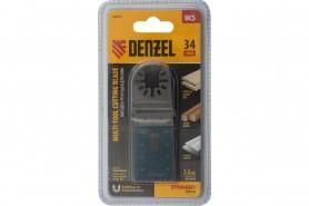 Режущая пазовая прямая, HСS, по дереву, ламинату,  34 х 2,5мм, крупный зуб Denzel