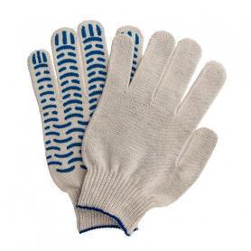 Перчатки х/б, ПВХ «волна» 67716 СИБРТЕХ