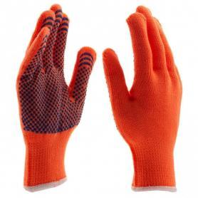 Перчатки х/б, ПВХ «точка»  67768 СИБРТЕХ