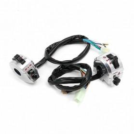 Переключатели руля Альфа (лев.+прав) черный с проводом,