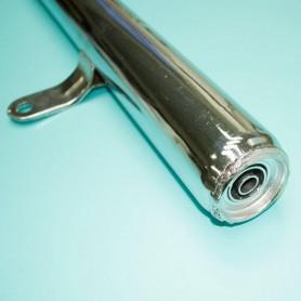 Глушитель на одну трубу. Урал хром китай,